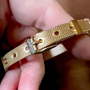 Rustic Cuff Rose Gold Belt Buckle Bracelet